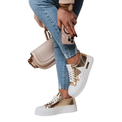 Sieviešu zelta čības Trendis Sieviešu zelta čības Trendis