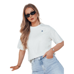 Sieviešu balts T-krekls Mila Sieviešu balts T-krekls Mila