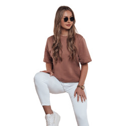 Sieviešu brūns T-krekls Silvi Sieviešu brūns T-krekls Silvi