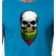Vīriešu tirkīza krekliņš Skull and Beard PK4015 - Piezīmes vīriešiem Vīriešu tirkīza krekliņš Skull and Beard PK4015