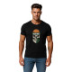 Vīriešu melns krekls Skull and Ball PK4022