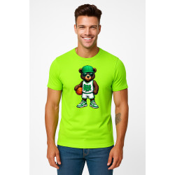 Vīriešu zaļš meona krekls Coon bez džempera