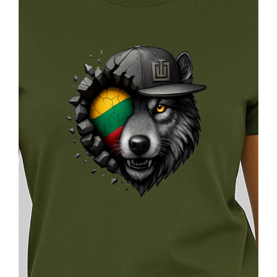 Sieviešu haki krekls Wolf grey PK4029 - Piezīmes sievietēm Sieviešu haki krekls Wolf grey PK4029