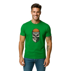 Vīriešu zaļš krekliņš Skull and Ball