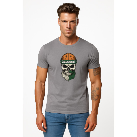 Vīriešu pelēks krekliņš Skull and Ball PK4022 - Piezīmes vīriešiem Vīriešu pelēks krekliņš Skull and Ball PK4022