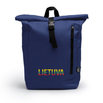 Tumši zila mugursoma Tricolour Lietuva