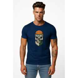 Vīriešu tumši zils krekls Skull and Ball