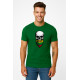 Vīriešu tumši zaļš krekls Skull and Beard PK4015 - Piezīmes vīriešiem Vīriešu tumši zaļš krekls Skull and Beard PK4015
