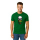Vīriešu tumši zaļš krekls Skull and Beard PK4015 - Piezīmes vīriešiem Vīriešu tumši zaļš krekls Skull and Beard PK4015