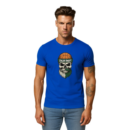 Vīriešu zils krekliņš Skull and Ball PK4022 - Piezīmes vīriešiem Vīriešu zils krekliņš Skull and Ball PK4022