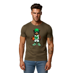 Vīriešu haki krekls Coon bez džempera