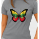 Sieviešu pelēks T-krekls Butterfly PK4025 - Piezīmes sievietēm Sieviešu pelēks T-krekls Butterfly PK4025