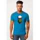 Vīriešu tirkīza krekliņš Skull and Beard PK4015 - Piezīmes vīriešiem Vīriešu tirkīza krekliņš Skull and Beard PK4015