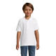 Kids white polo shirt Enjoy KIDS11990 - For children Kids white polo shirt Enjoy T-shirt