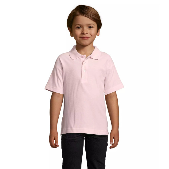 Bērnu rozā polo krekliņš Enjoy KIDS11990 - Bērniem Bērnu rozā polo krekliņš Enjoy T-krekls