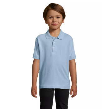 Bērnu gaiši zils polo krekliņš Enjoy
