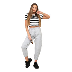 Sieviešu gaiši pelēkas bikses Punto Sieviešu gaiši pelēkas bikses Punto