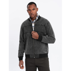 Vīriešu bomberjaka melnā krāsā Norvi