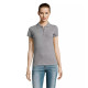 Sieviešu pelēks polo krekls Passion PK11343 - T-krekls Sieviešu pelēks polo krekls Passion PK11343