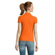 Sieviešu oranžs polo krekliņš Passion PK11343 - T-krekls Sieviešu oranžs polo krekliņš Passion PK11343