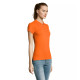 Sieviešu oranžs polo krekliņš Passion PK11343 - T-krekls Sieviešu oranžs polo krekliņš Passion PK11343