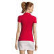 Sieviešu sarkans polo krekls Passion PK11343 - T-krekls Sieviešu sarkans polo krekls Passion PK11343
