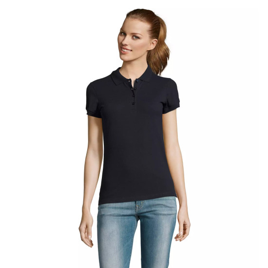 Sieviešu tumši zils polo krekls Passion PK11343 - T-krekls Sieviešu tumši zils polo krekls Passion PK11343