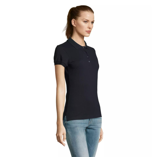 Sieviešu tumši zils polo krekls Passion PK11343 - T-krekls Sieviešu tumši zils polo krekls Passion PK11343