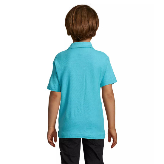 Bērnu polo krekliņš tīteļkrāsā Izbaudiet KIDS11990 - Bērniem Bērnu polo krekliņš tīteļkrāsā Izbaudiet T-krekls