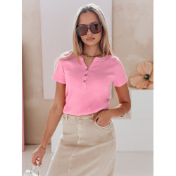 Sieviešu rozā T-krekls Elin Sieviešu rozā T-krekls Elin