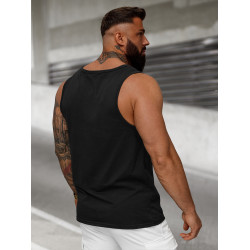 Vīriešu melns T-krekls bez piedurknēm West