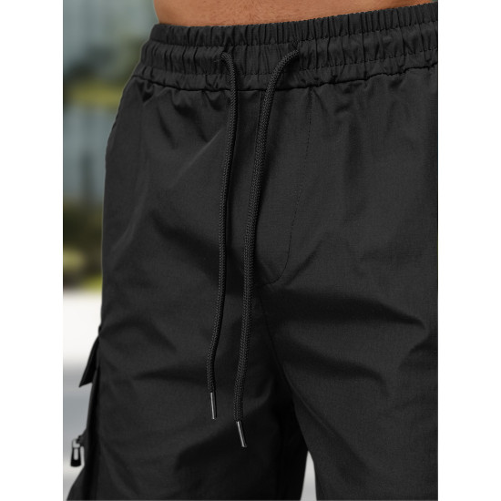Vīriešu melni šorti Devon JS/27K6538/3 - Īsfilmas | Tilti Vīriešu melni šorti Devon JS/27K6538/3