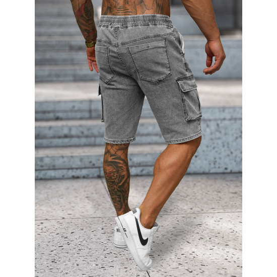 Vīriešu džinsa pelēkie šorti Walker NB/MP0313GC - Īsfilmas | Tilti Vīriešu džinsa pelēkie šorti Walker NB/MP0313GC