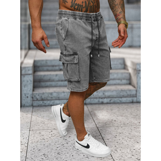 Vīriešu džinsa pelēkie šorti Walker NB/MP0313GC - Īsfilmas | Tilti Vīriešu džinsa pelēkie šorti Walker NB/MP0313GC