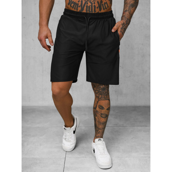 Vīriešu melni sporta šorti Keller JS/12K1802/3 - Īsfilmas | Tilti Vīriešu melni sporta šorti Keller JS/12K1802/3