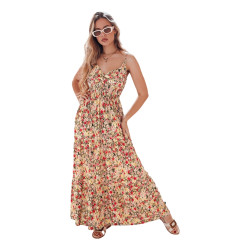 Flori gara ziedu kleita sievietēm