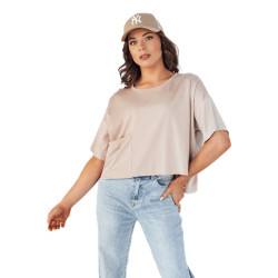 Sieviešu lielizmēra brūns krekls Eling Sieviešu lielizmēra brūns krekls Eling