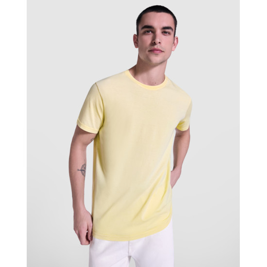 Vīriešu dzeltens Corgi T-krekls T-krekls | Polo Roly
