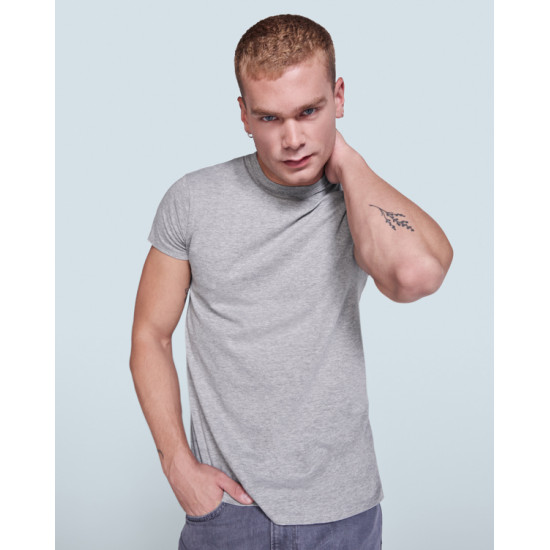 Vīriešu pelēks Atomic T-krekls T-krekls | Polo Roly