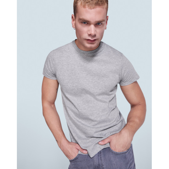 Vīriešu pelēks Atomic T-krekls T-krekls | Polo Roly