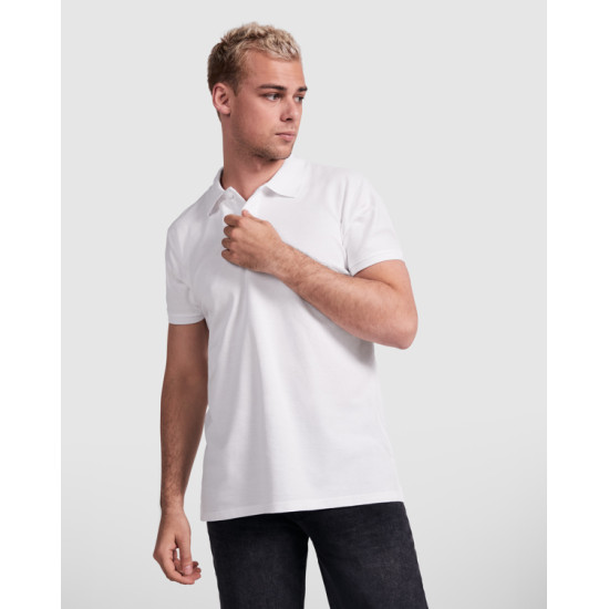 Vīriešu balts polo krekls Prince Prince - Apģērbs reklāmai Vīriešu balts polo krekls Prince T-krekls | Polo Roly