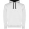 Balts/tumši zils džemperis ar kapuci Urban