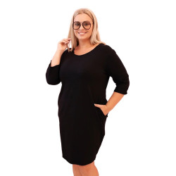 Sieviešu melna kleita Lena