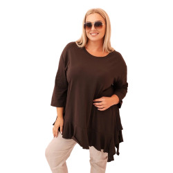 Sieviešu brūna blūze Berin