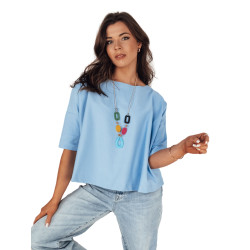 Sieviešu gaiši zila blūze Buls Sieviešu gaiši zila blūze Buls