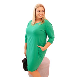 Sieviešu zaļa kleita Lena