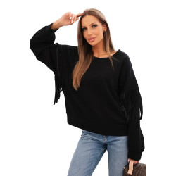 Sieviešu melns džemperis Melinda Sieviešu melns džemperis Melinda