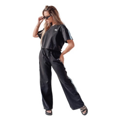 Sieviešu melns treniņtērps Sport Like Sieviešu melns treniņtērps Sport Like