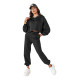 Women's black tracksuit Bistan AY1013 - For women Women's black tracksuit Bistan Women's suits