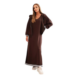 Sieviešu brūns ikdienas komplekts Donan